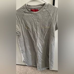 Darcsport capped sleeve shirt, small, grey